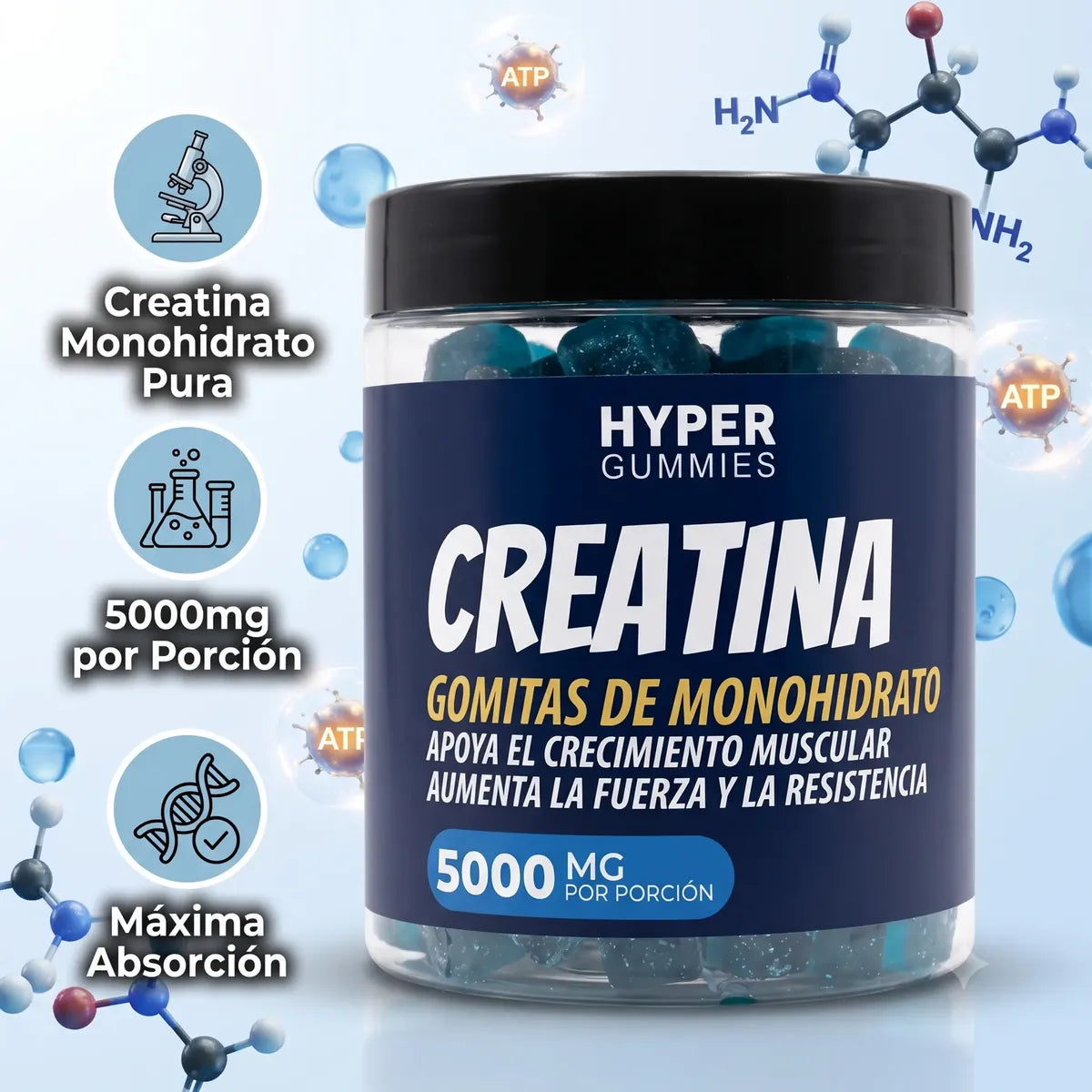 Gomas Creatina HYPER