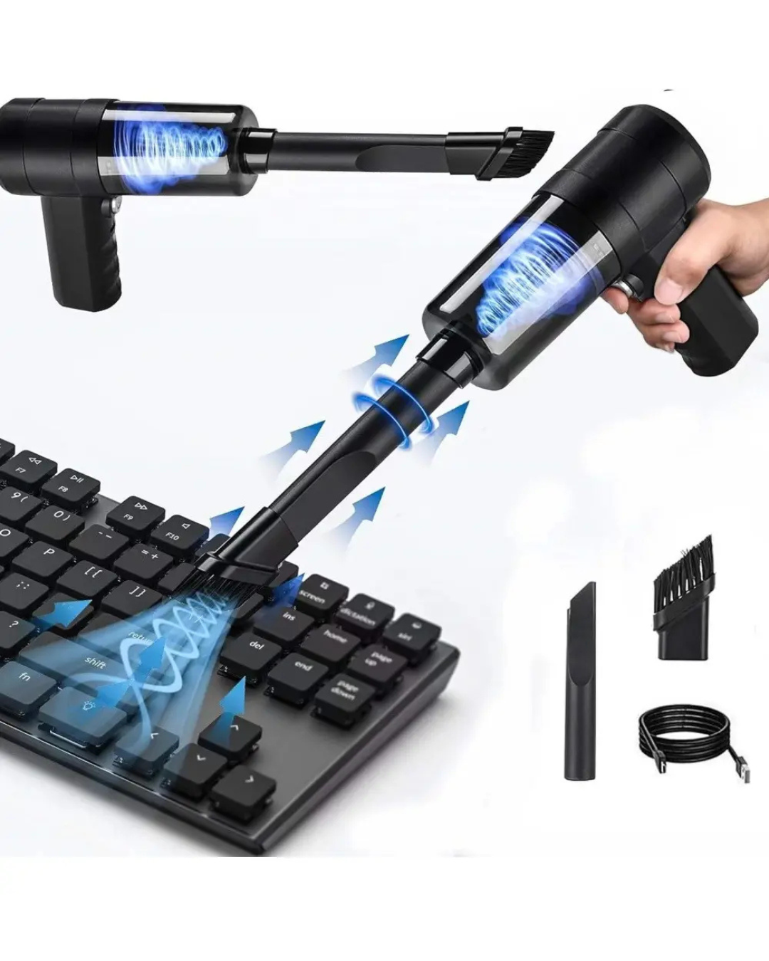 MINI ASPIRADORA DE MANO PORTATIL 2 EN 1