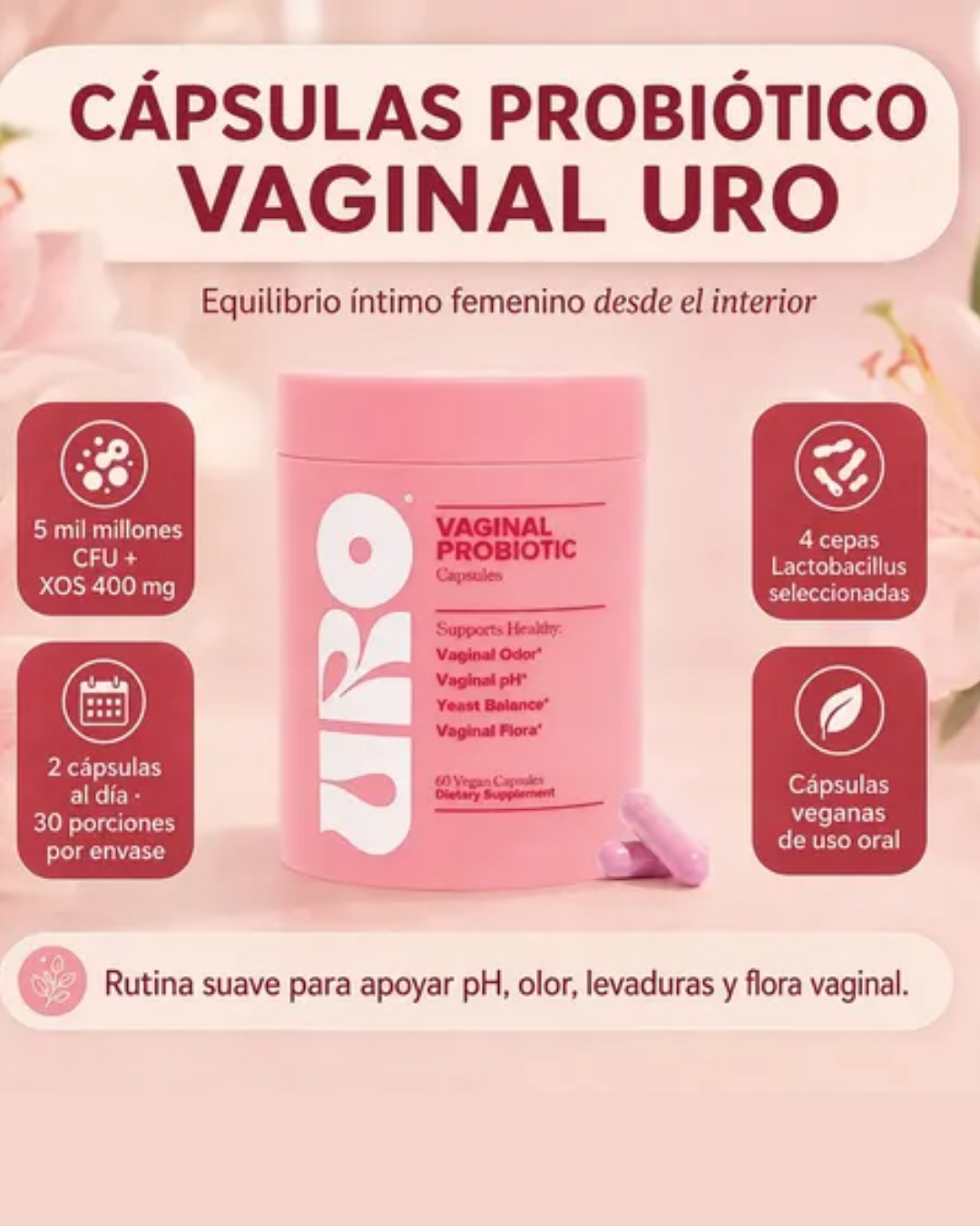 Probioticos Vaginales Femenino Uro