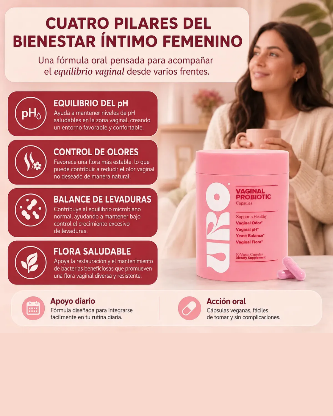 Probioticos Vaginales Femenino Uro